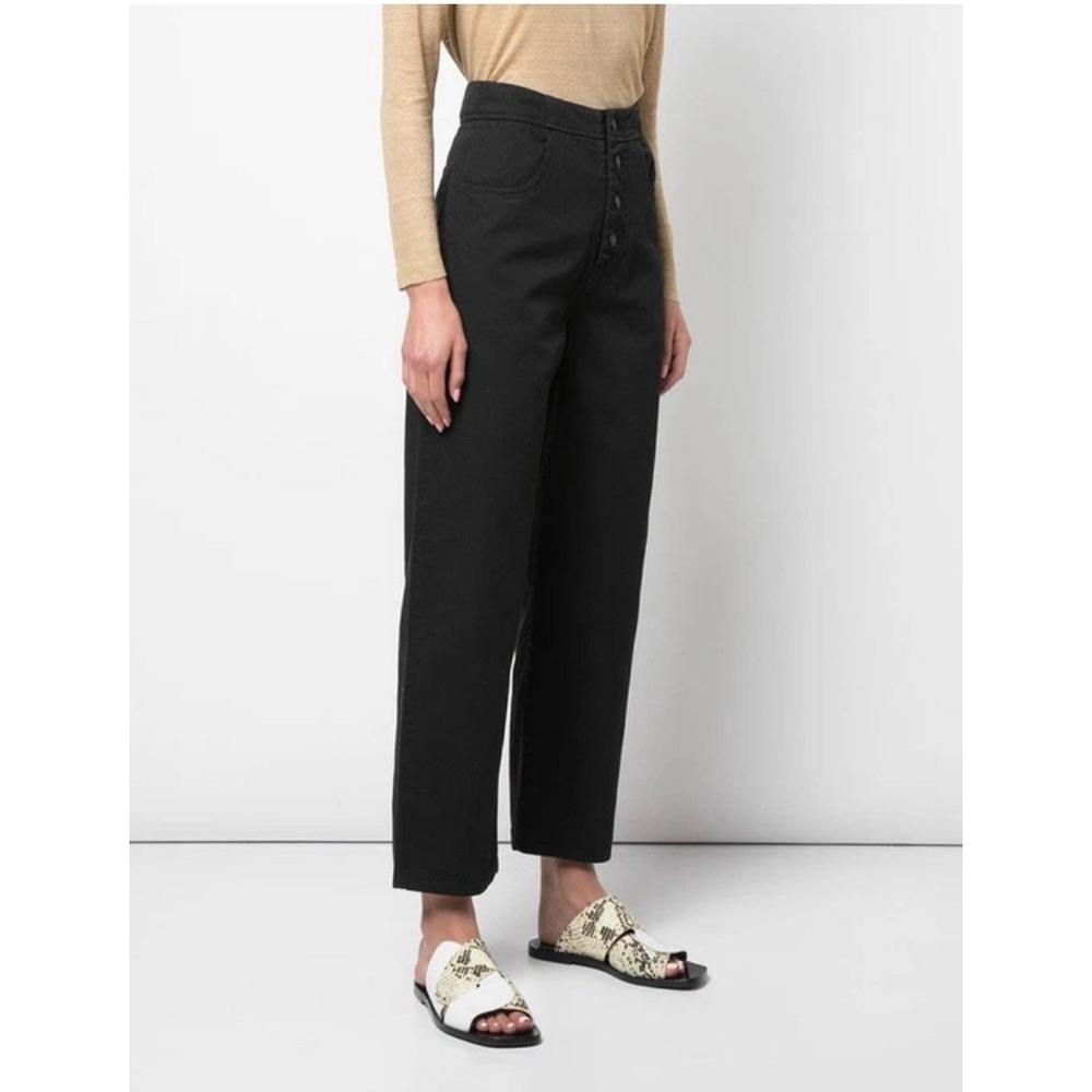 Nili Lotan Black Wide-Leg Pants